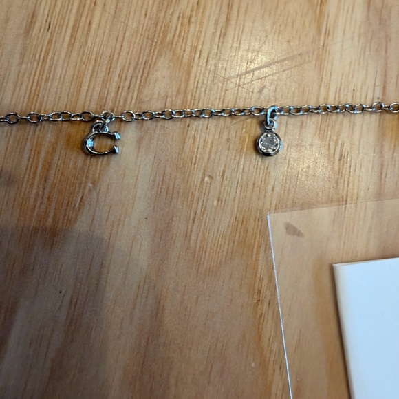 Coach Mini Charm Bracelet Silver Tone w/ 4 Charms NWT Adjustable up to 8” - Picture 15 of 17